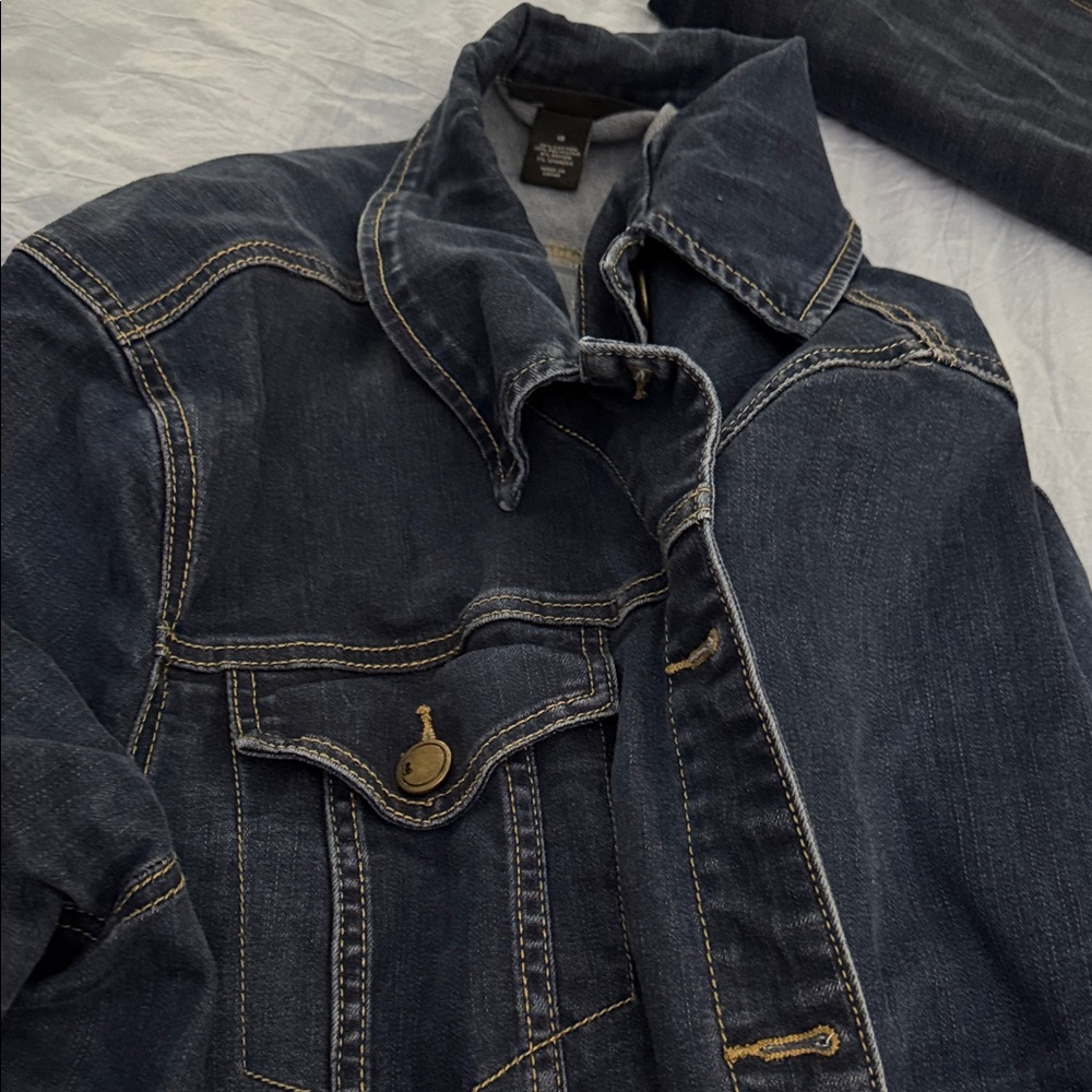 Lane Bryant Dark Blue Jean Jacket size 18 plus